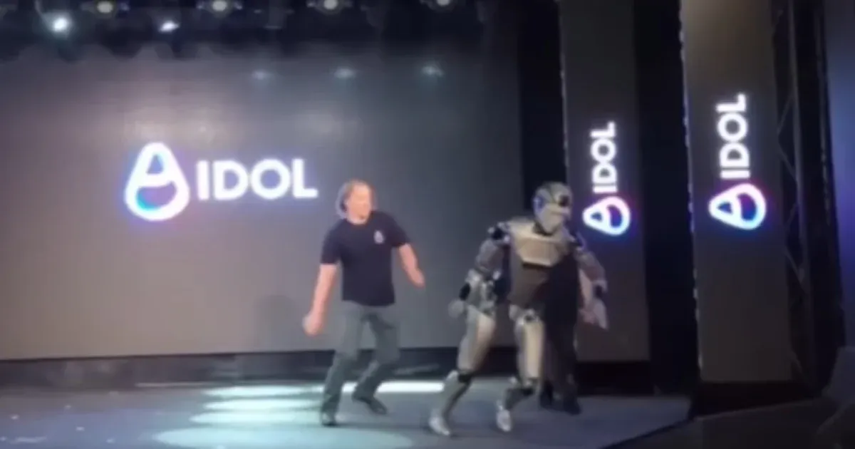 Pár lépés után orra bukott a színpadon az oroszok új MI-robotja