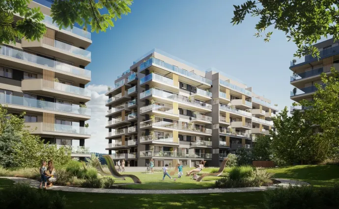 Jövő nyáron már Marina-parti otthonodból élvezheted a kilátást a Waterside Residence-ben – Fotó: Intergal Development Kft.