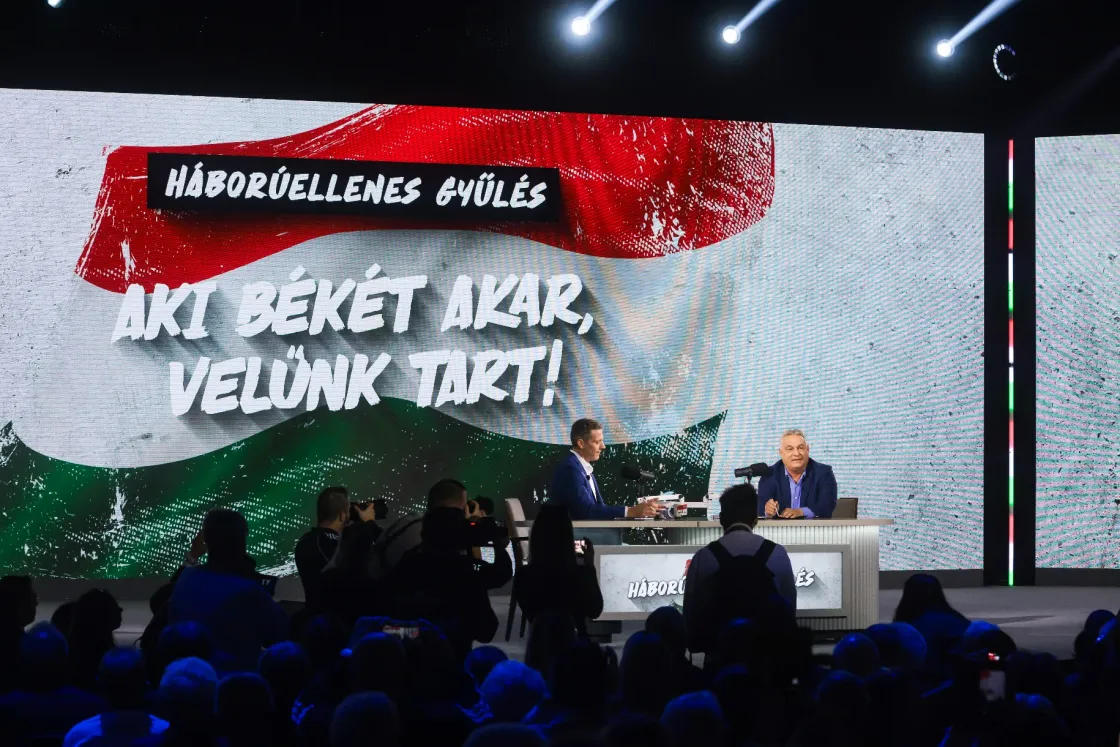 Orbán Viktor már nem vitatja, hogy a baloldalon is sokan akarnak békét, és a fiatalok is lehetnek hazafiak