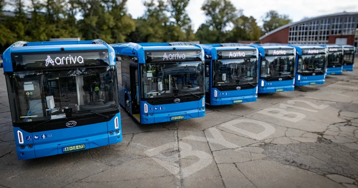 Új elektromos BYD buszok érkeznek Budapestre, de nem hazai gyártásból Új elektromos BYD buszok érkeznek Budapestre, de nem hazai gyártásból