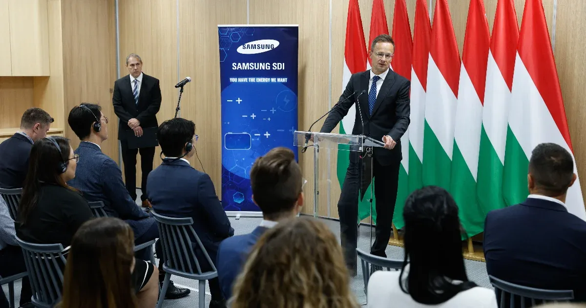 A Samsung SDI hosszú távú elköteleződése a magyar kormány felé 133 milliárd forintos támogatásért cserébe