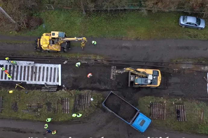 3 milliárdot költ a MÁV a Balassagyarmat–Vác-vasútvonal felújítására, idén már nem nyitják meg a pályát