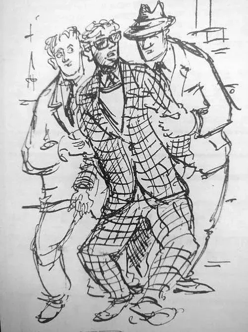 Illusztráció az Ulrich Schnaft elfogásáról szóló cikkben – Forrás: IDF