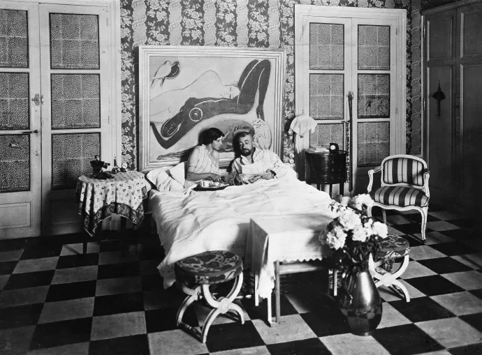 Paul Poiret és felesége, Denise az otthonukban – Fotó: Ullstein Bild Dtl. / Getty Images