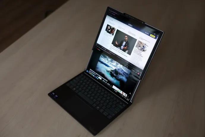 Itt a jövő: kipróbáltuk a Lenovo kitekerős kijelzőjű laptopját