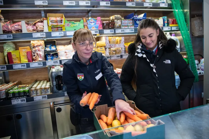 Lidl mozgóbolt a Heves vármegyei Balaton településen – Fotó: Bődey János / Telex