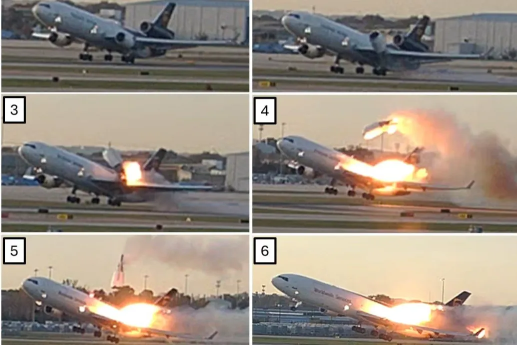 Leszakadt az egyik hajtómű felszállás közben a UPS teherszállító gép baleseténél