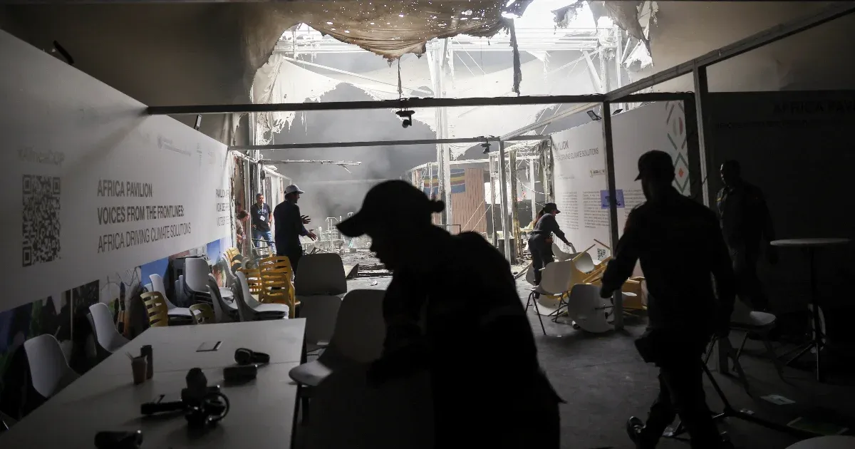 Tűz ütött ki az ENSZ klímakonferenciáján, kiürítették a helyszínt