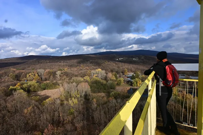 A Farkas-kút és a Sástói-kilátó – Fotó: Tenczer Gábor / Telex