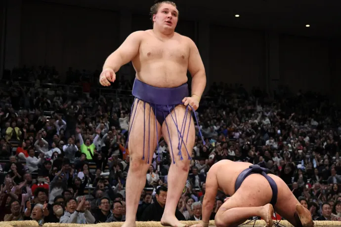 Elmenekült a háború elől, szumóbajnok lett Japánban egy ukrán férfi