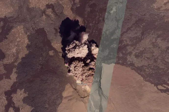 Kitört egy évezredek óta szunnyadó etiópiai vulkán, a hamu a légi közlekedést is veszélyeztetheti