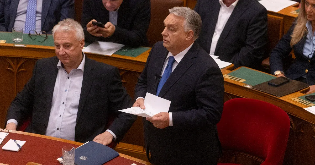 Orbán Viktor nem várt tovább, bement az azonnali kérdések órájára