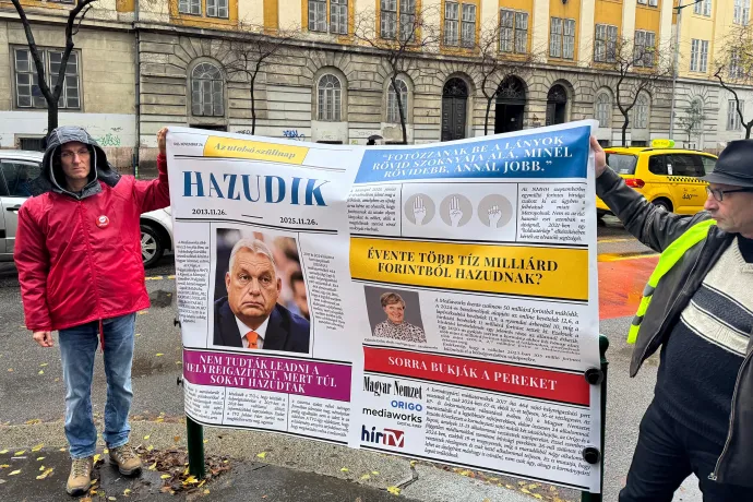 „Az emberek nem kapnak tiszta képet a valóságról” – a propaganda ellen tüntetett az aHang országszerte