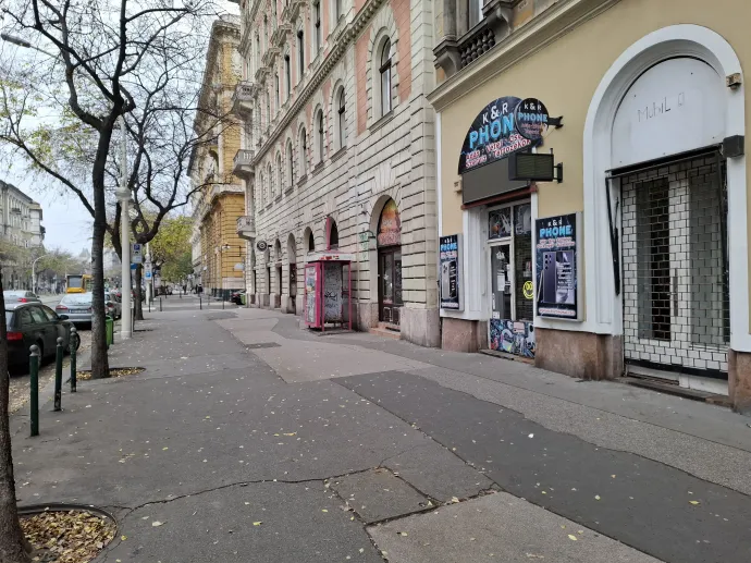 Sétálásra nem nagyon csábít a Nagykörút – Fotó: G7