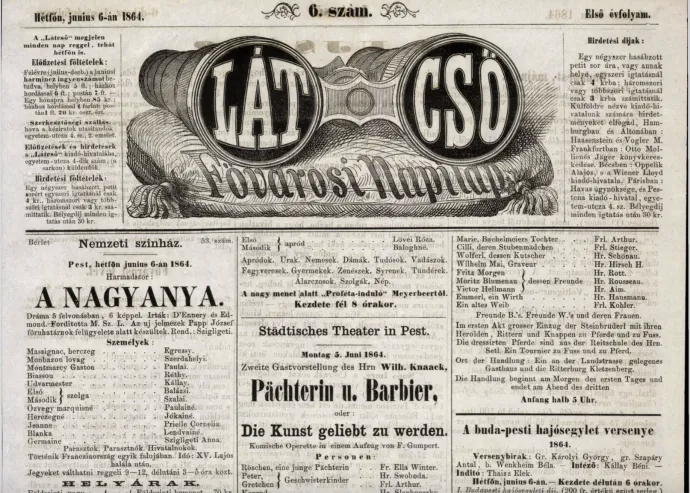 Kép: Arcanum Újságok