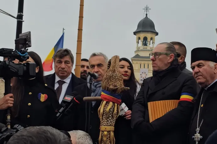 Szélsőségesek randalíroztak Gyulafehérváron, Georgescu is megjelent