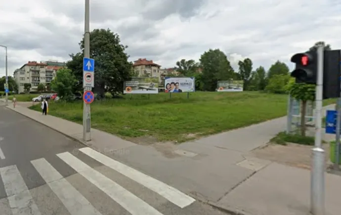 Kiemeltté nyilvánított fejlesztési terület az Üllői úton – Fotó: Google/Utcakép