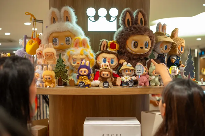 A Pop Mart üzlete Bangkokban 2025. július 17-én – Fotó: Sopa Images / Getty Images