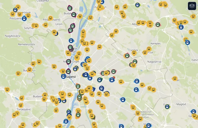 A képen a MÁV elrejtett több késő és egy 20 percnél többet késő vonatot – Forrás: MÁV