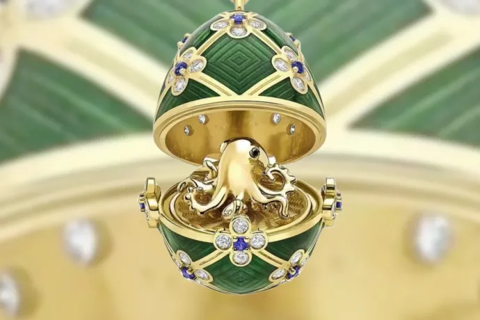 Lenyelte a 138 gyémánttal díszített Fabergé tojást az ékszertolvaj, a rendőrség várja, hogy előkerüljön a bizonyíték