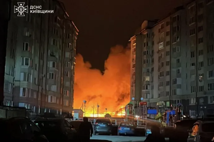 Ukrán vasúti csomópontot támadtak az éjszaka az oroszok, a lengyel légvédelmet is riasztották