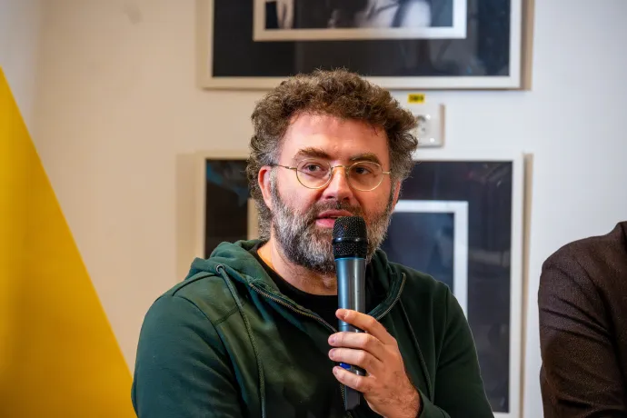 Toró Tibor politológus és Vig Emese újságíró, a Transtelex vezető szerkesztője – Fotó: Tamás Zsófia / Transtelex