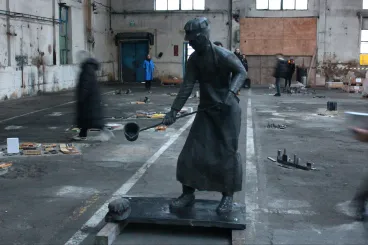 Performansz főszereplőjévé vált Kolozsvár egyik legrégebbi, lebontásra ítélt gyára