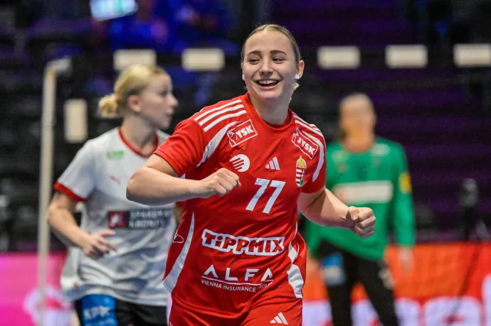 Simon Petra vezéregyéniség volt, szinte csere nélkül játszott – Fotó: Szigetváry Zsolt / MTI