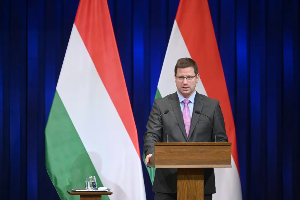 Kormányinfót tart Gulyás Gergely