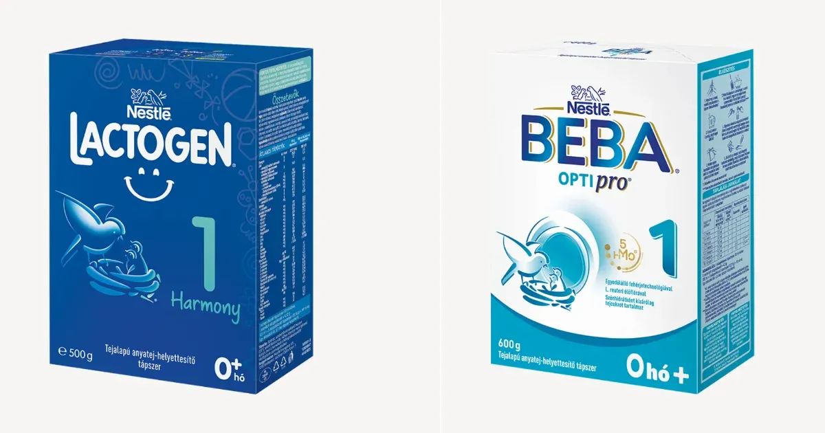 Visszahívja a Nestlé két anyatej-helyettesítő tápszerének egyes tételeit