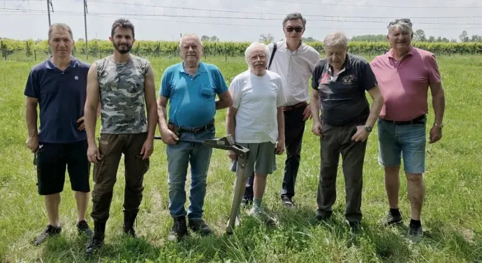 Középen Danilo Pellegrini és Luciano Chiereghin – Fotó: Il Gazzettino