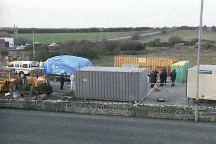 Az építési terület, ahol Keith Randles meghalt – Fotó: North Wales Police