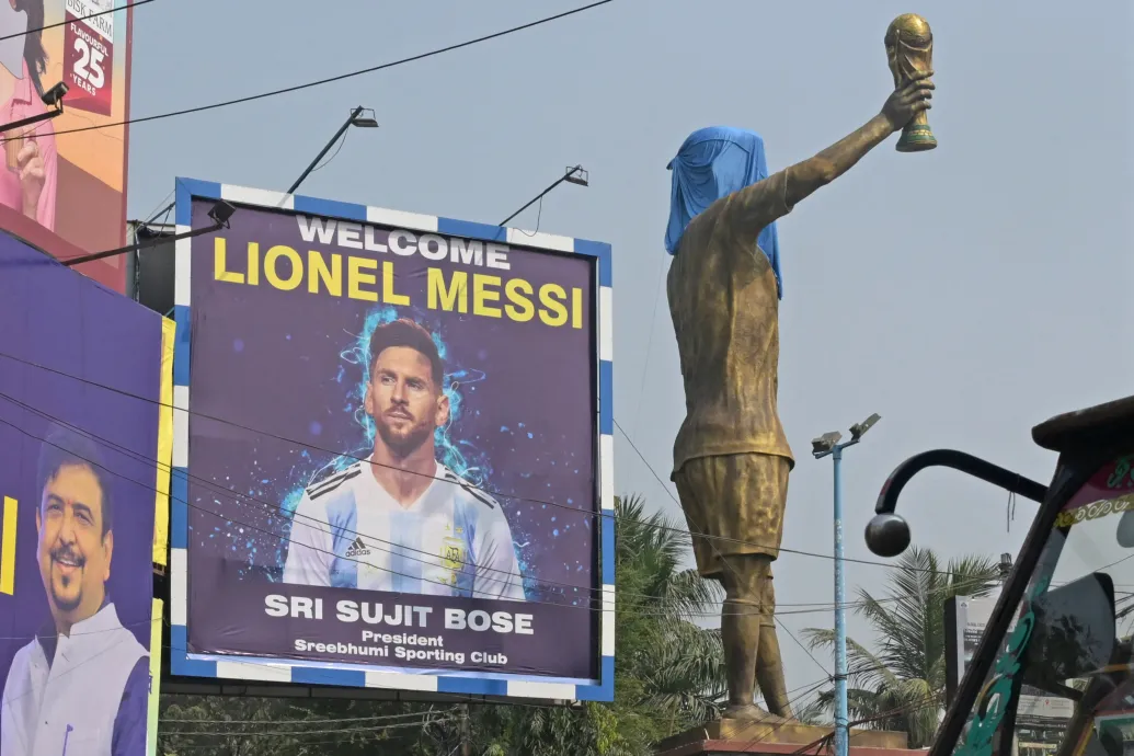 Lionel Messi egy róla készült, 21 méter magas szobrot fog leleplezni Indiában