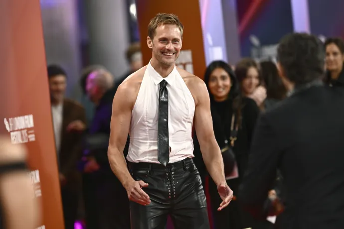 Alexander Skarsgård a londoni és a cannes-i filmfesztiválon – Fotó: Gareth Cattermole / Getty Images; Lionel Hahn / Getty Images