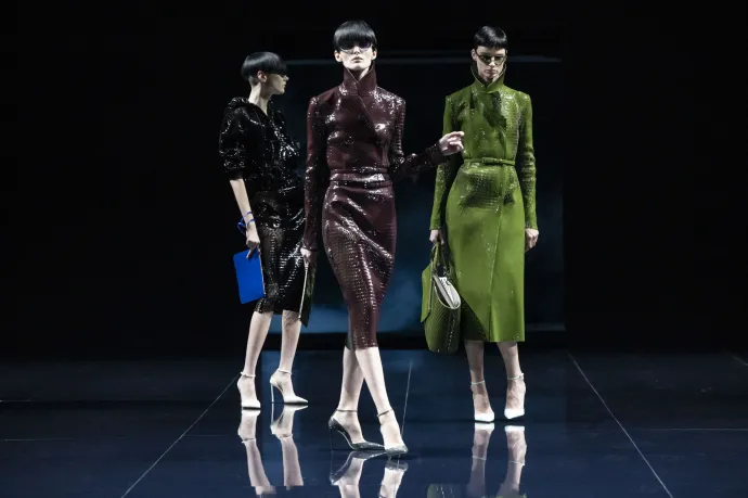 Tom Ford modelleken, Haider Ackermann, Madonna és Teyana Taylor Tom Fordban – Fotó: Victor Virgile / Gamma-Rapho / Getty Images; Lexie Moreland / Penske Media / Getty Images; Kristina Bumphrey / Variety / Getty Images