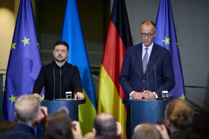 Zelenszkij támogatja a német kancellár karácsonyi fegyverszüneti kezdeményezését