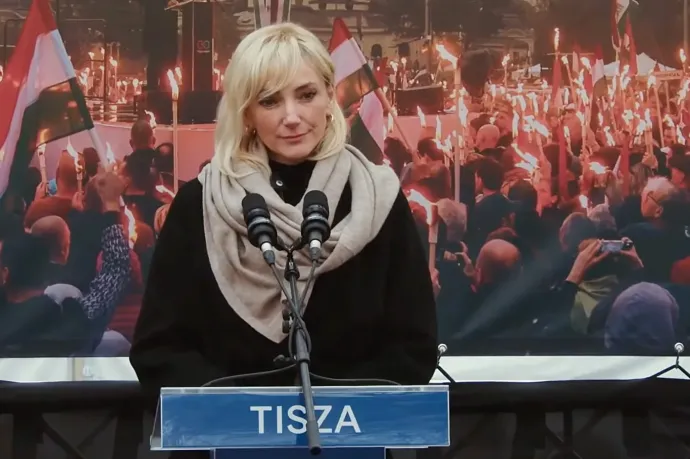 Borbély Alexandra – Fotó: Magyar Péter / Youtube