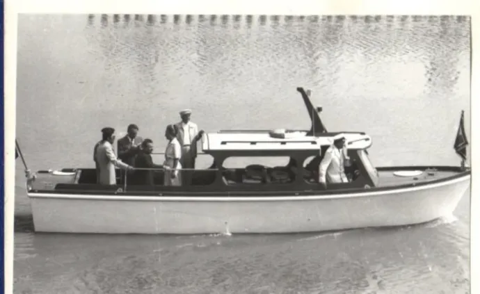 A Ceausescu házaspár meglátogatja a Duna-Fekete-tenger-csatornánál zajló munkálatokat – Fotó: IICMER