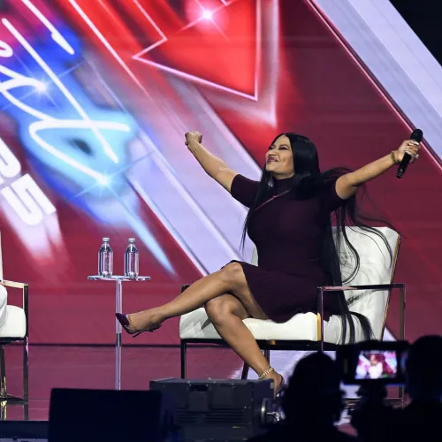 A korábban Trumpot bíráló Nicki Minaj most „lenyűgöző példaképnek” nevezte az amerikai elnököt