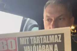 Lázár János a betiltott Borsot lapozgatva: Milyen szerencse, hogy a bírók csak a Tiszának nyalnak