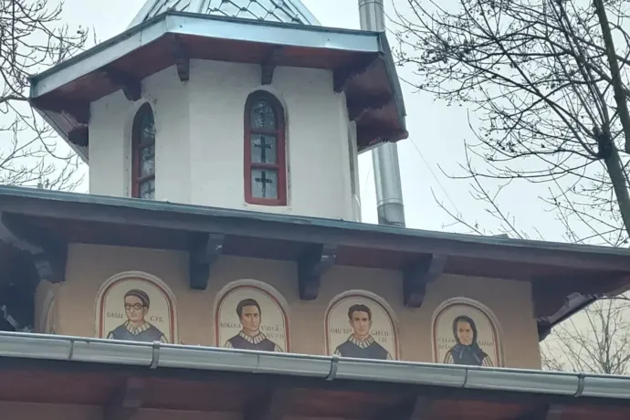 Legionárius személyek arcképeit festették egy bukaresti kápolnára, a munkálatokat az állam is finanszírozta