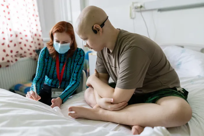 Zoli matekórán vesz részt – Fotó: Bődey János / Telex