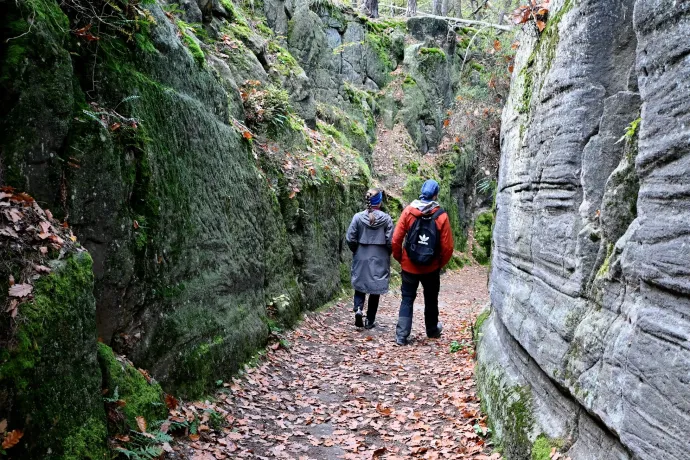 A középkori lövészárok, az Óriásfej és a Béka, a Galóca-pihenő és a pácolt hermelín – Fotó: Tenczer Gábor / Telex