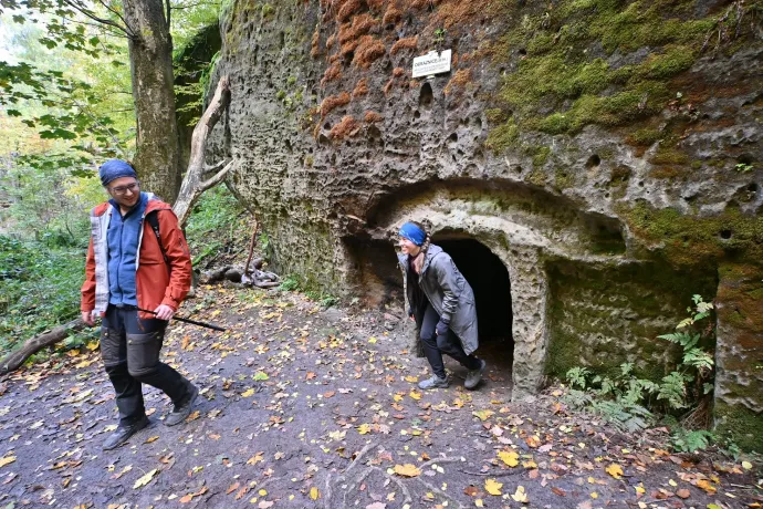Az Obraznice-barlang, erdő, kilátó és sziklaudvar – Fotó: Tenczer Gábor / Telex