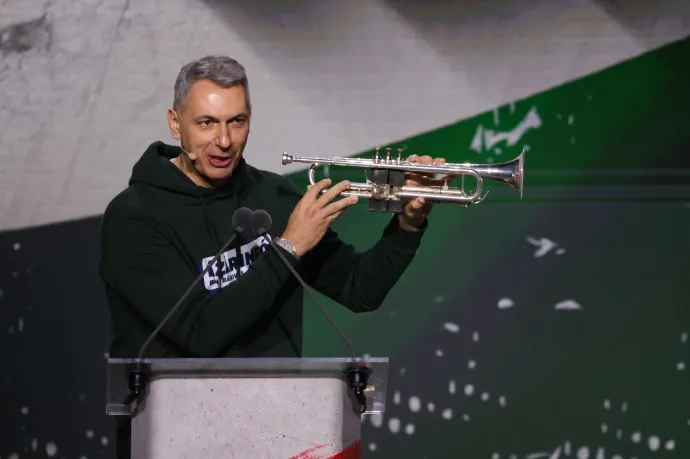 Lázár János a szegedi DPK-gyűlésen 2025. december 20-án – Fotó: Hevesi-Szabó Lujza / Telex