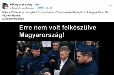 Mesterséges intelligenciával készült szemetet posztoló oldal vette át a Kókány sufni tuning csoport irányítását