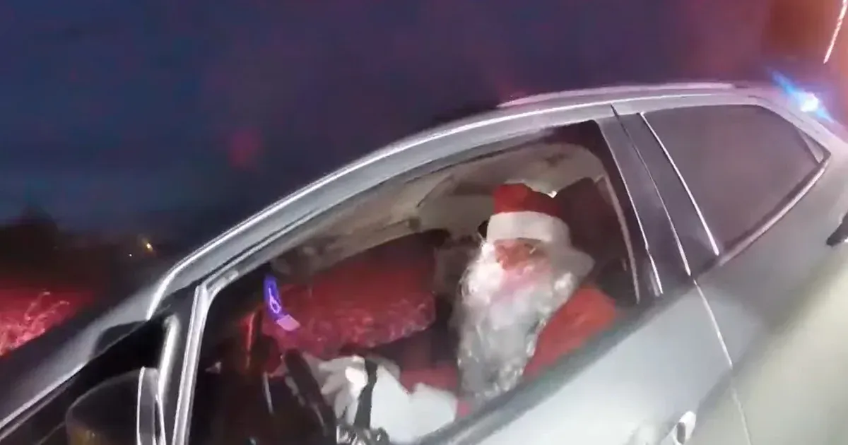 Gyorshajtás miatt állították meg a Mikulást Amerikában