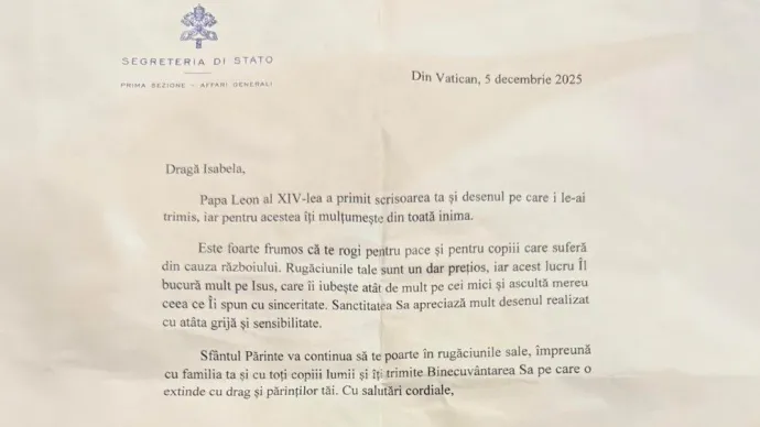 A pápai levél – Fotó: Vatican News