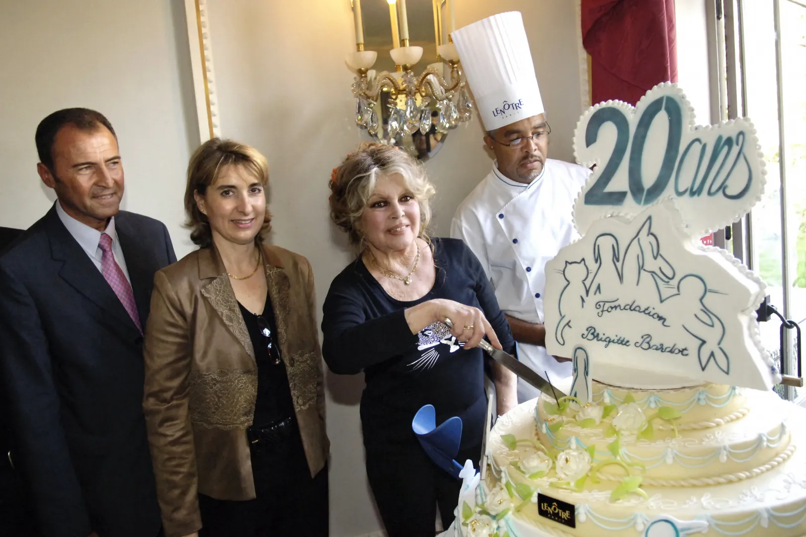 Az alapítványa 20. születésnapján 2006-ban – Fotó: Stephane De Sakutin / AFP