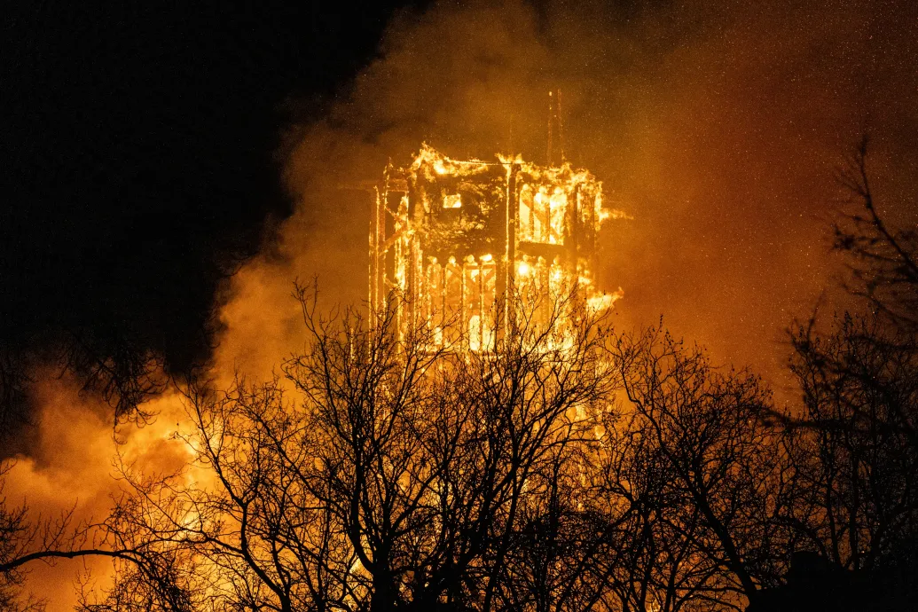 Leégett Amszterdam egyik műemléktemploma